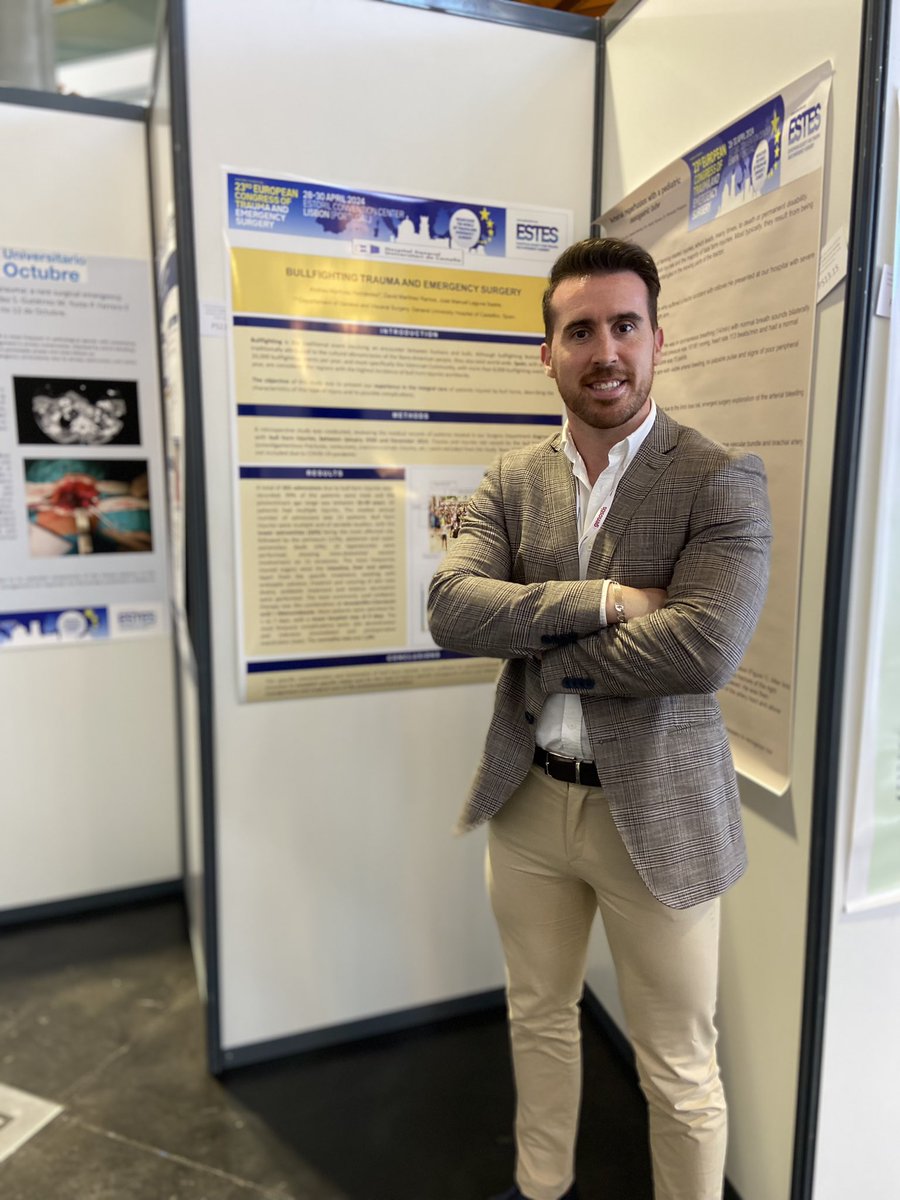 andreumartinezh's tweet photo. Delighted to participate in this outstanding congress #ECTES24 🇪🇺
@estesonline
Sharing knowledge and tacking back home lessons for memory.
Surrounded by an incredible group of expert and reknowned trauma surgeons
Side by side @PrehospitalCC 🤜🏼🤛🏼 https://t.co/uw4TbuEkZH