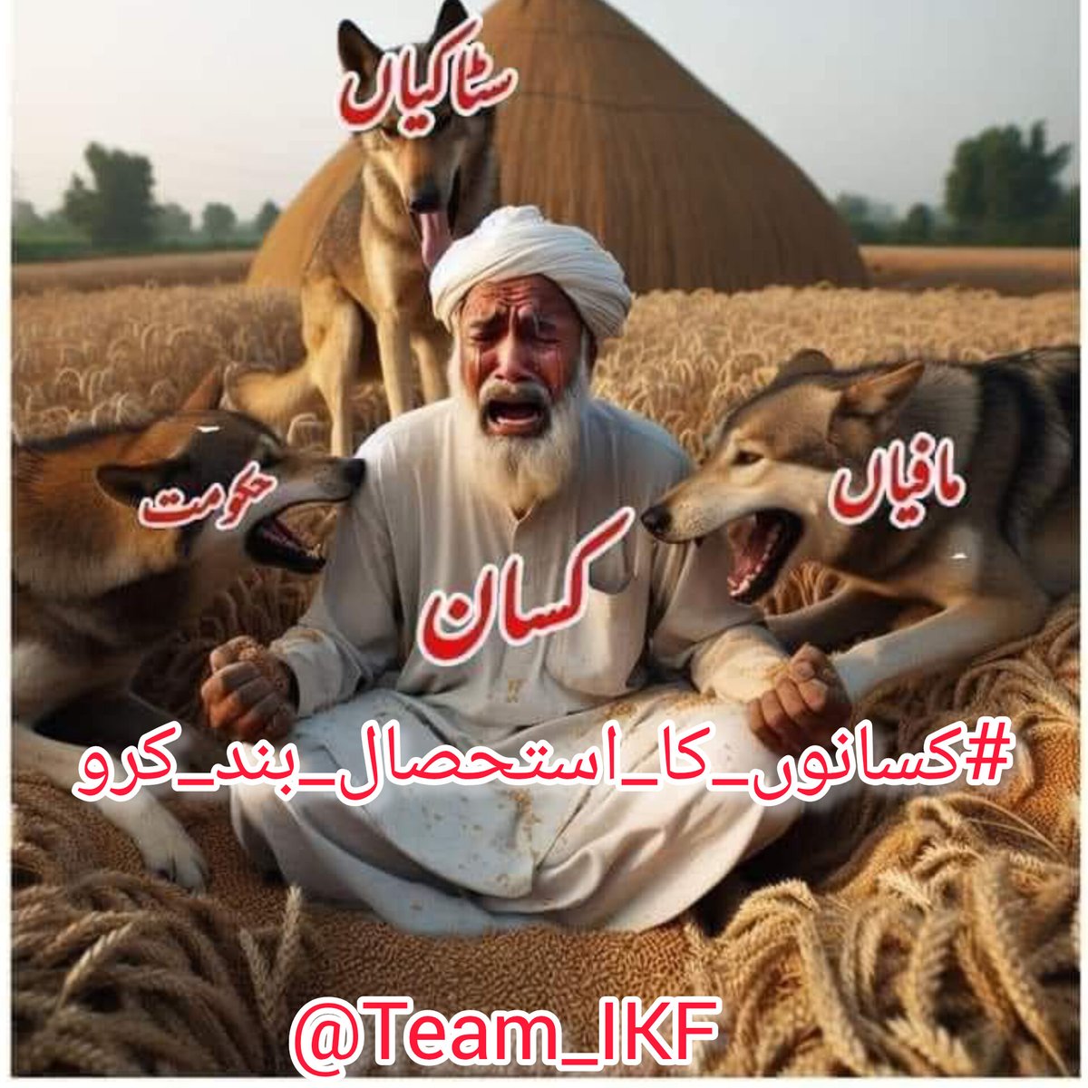 #کسانوں_کا_استحصال_بند_کرو #مفاہمت_نہیں_مزاحمت_کرو Let us work together to end the injustice faced by farmers in Pakistan. @Team_IKF @gazaianz