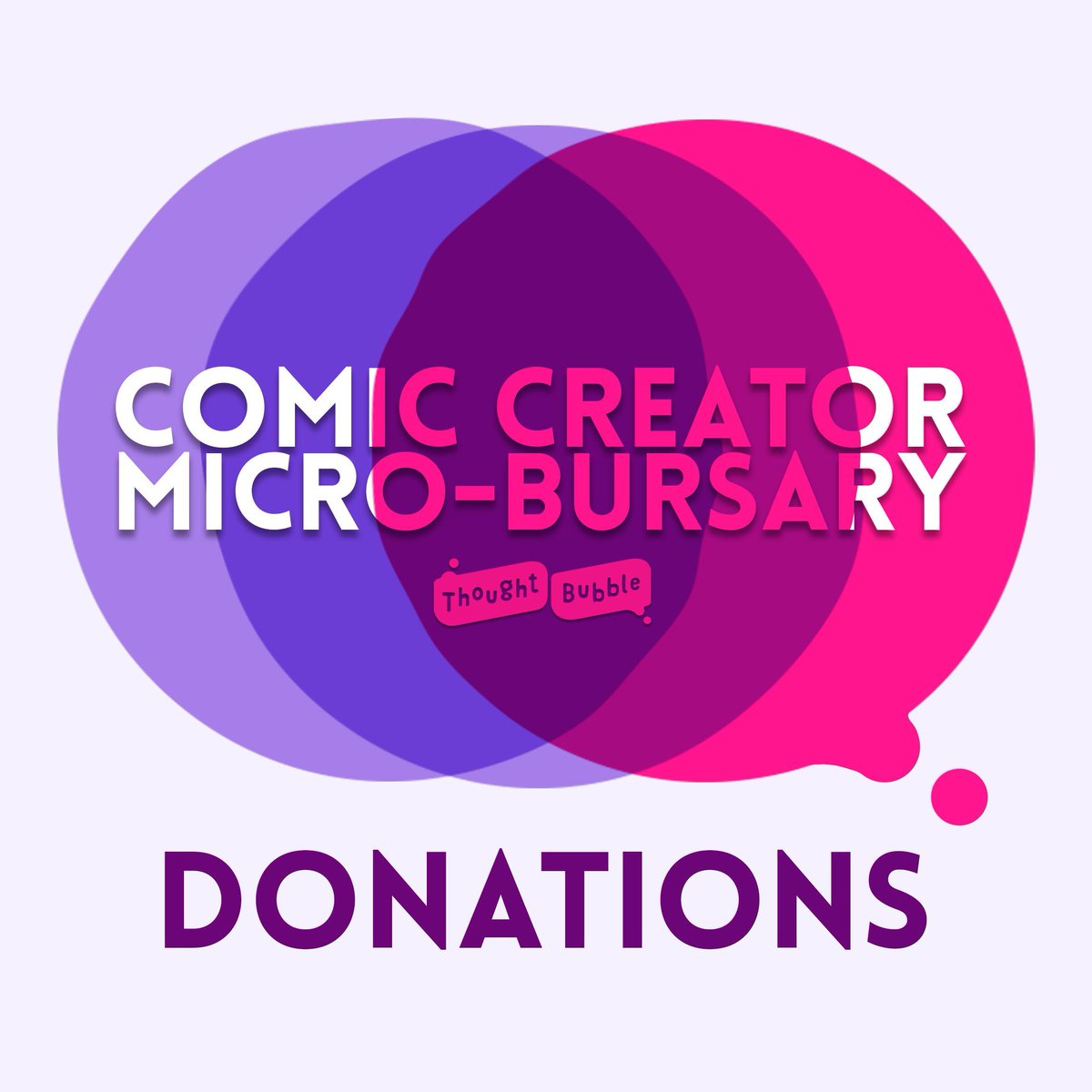 Over the last few years Thought Bubble and Travelling Man have teamed up to present micro-bursaries for UK-based comic creators. Every year we receive requests from our amazing community to donate towards them so, throughout May, you can now donate here: thoughtbubblefestival.com/donatemicrobur…