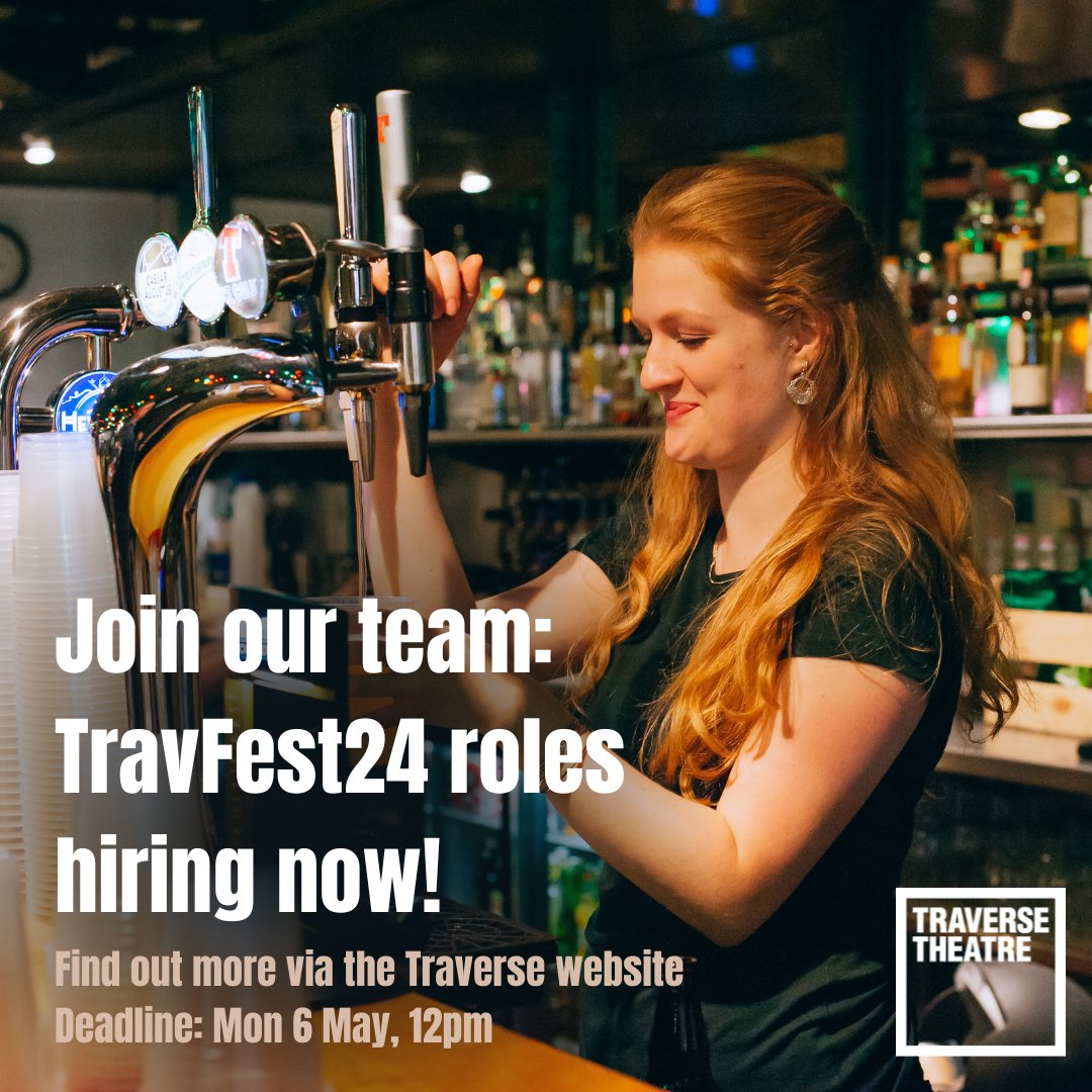 We are looking for excellent communicators with strong customer service skills to join our TravFest24 team this August. 🗣️ 🚨Application deadline: Mon 6 Aug, 12pm Find out more: traverse.co.uk/jobs