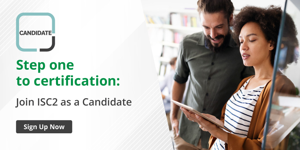 Advance your #cybersecurity career goals and build confidence as you work your way toward certification. Become an #ISC2 Candidate for free: ow.ly/RJx050RmtkH #ISC2Candidate