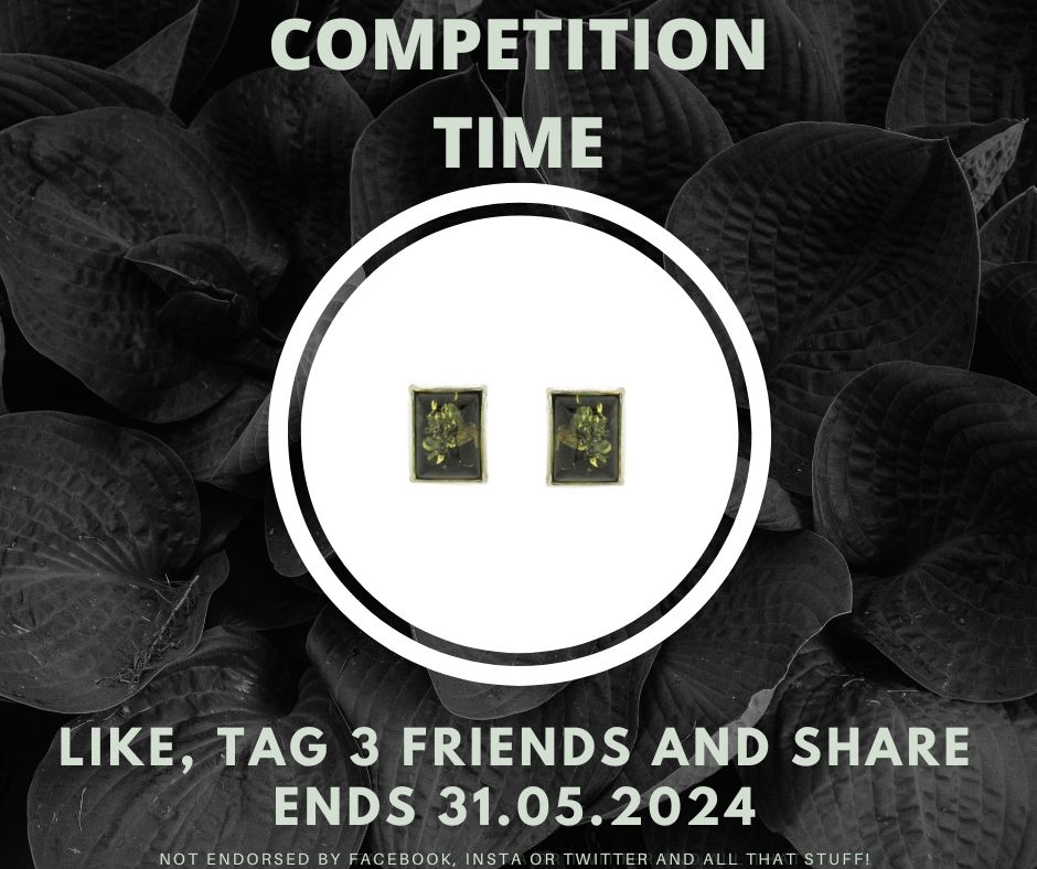 Who’s ready for this month’s competition? 👀 This time we are giving away some beautiful square green amber studs! ✨ All you need to do to enter is tag your friends in the comments below and give us a follow! 💎 Good luck everyone! 💎🥳 UK only 🇬🇧 #greenamber #competition