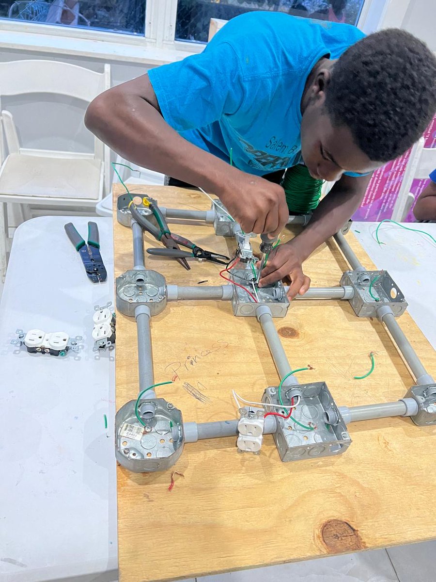 Skills and Hope are what keep vulnerable  young men out of jail! Sadly many young men aren't hopeful about their futures!  By providing them with basic electrical skills they can interview and work as a helper-trainee..