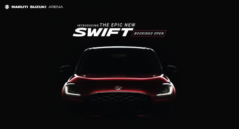 New Maruti Swift teased ahead of its launch on 9th May 2024

Maruti has opened the bookings for a token amount of Rs 11,000.

Excited for the new Maruti Swift?
