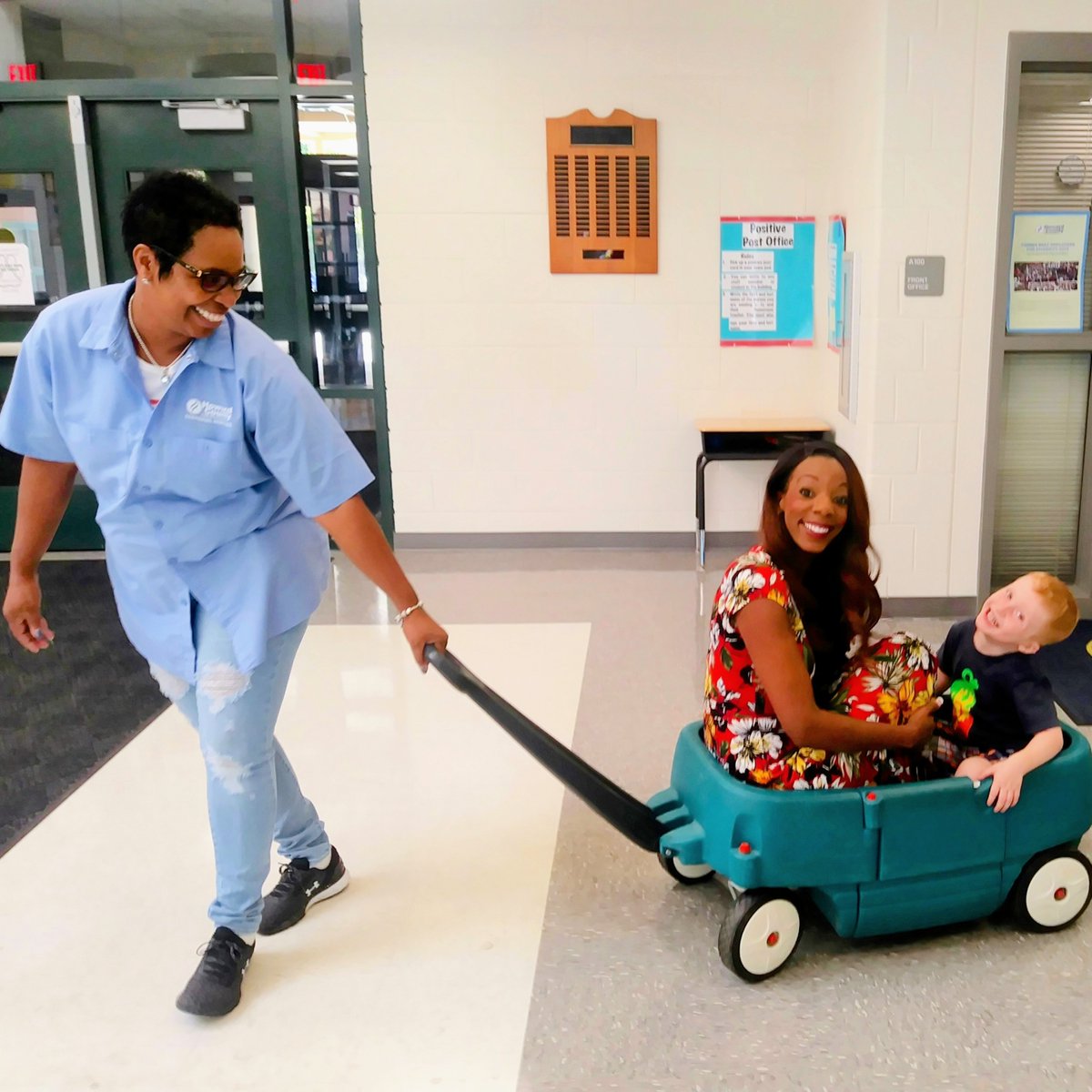 It's National Principal's Day and this is my favorite memory from my first year on the job! 

When a 3 year old invited me in a wagon for a sensory break, I got inside and enjoyed the ride!

It's a blessing to serve as a school principal 💙💛

#thankaprincipal 

@NAESP @Maespmd