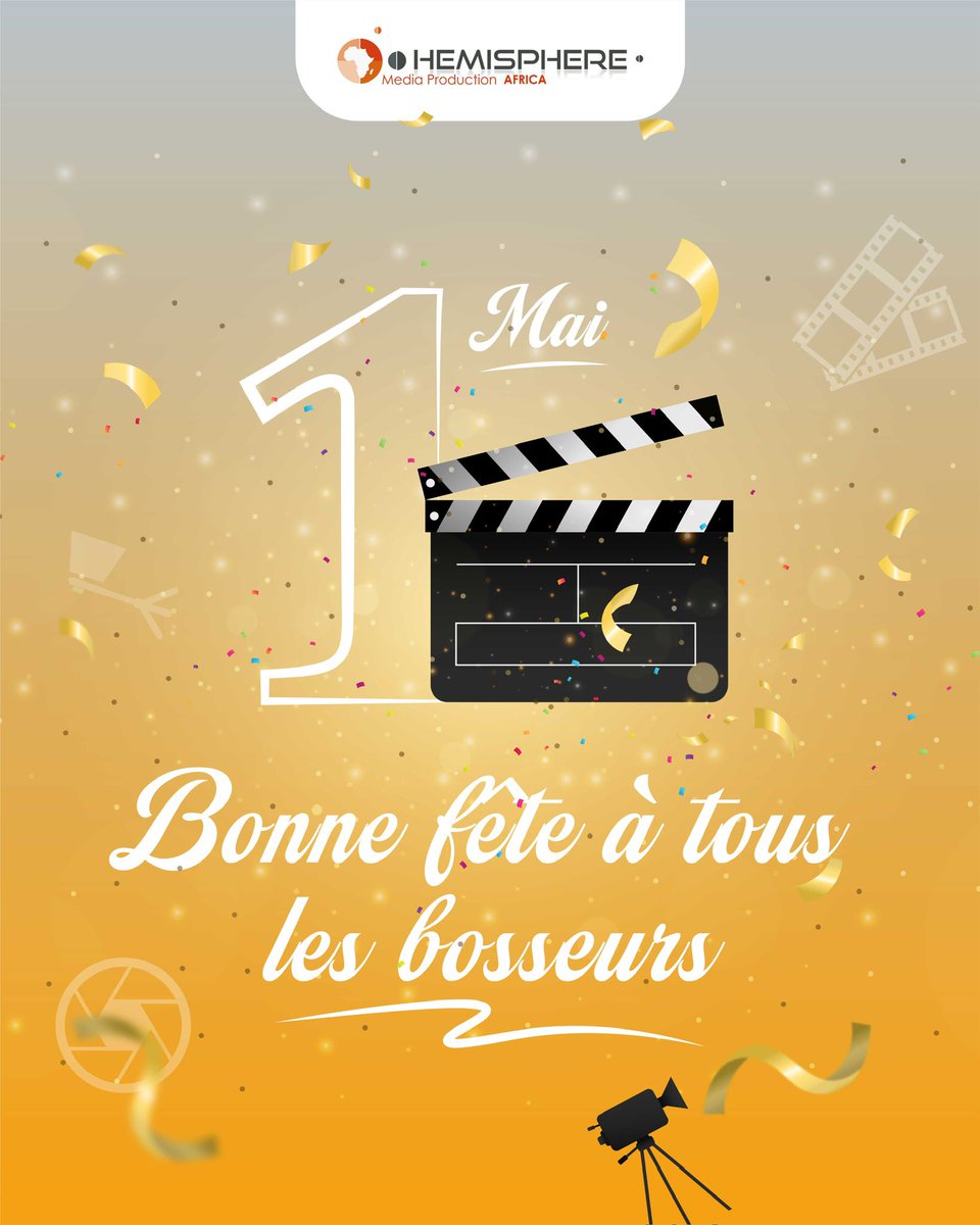 🎉 𝐇𝐄𝐌𝐈𝐒𝐏𝐇𝐄𝐑𝐄 𝐌𝐄́𝐃𝐈𝐀 𝐏𝐑𝐎𝐃𝐔𝐂𝐓𝐈𝐎𝐍 𝐀𝐅𝐑𝐈𝐂𝐀 𝐯𝐨𝐮𝐬 𝐬𝐨𝐮𝐡𝐚𝐢𝐭𝐞 𝐮𝐧𝐞 𝐛𝐨𝐧𝐧𝐞 𝐅𝐞̂𝐭𝐞 𝐝𝐮 𝐓𝐫𝐚𝐯𝐚𝐢𝐥! 🎉 

En cette journée spéciale, nous célébrons le travail acharné, la détermination et l’engagement  de tous.

 #Hmpa #HMPAteam