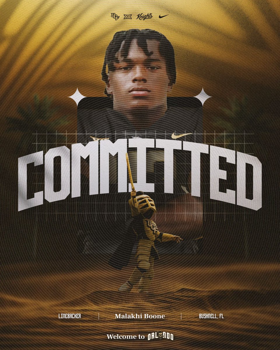 #AGTG I want to thank God for blessing me with this opportunity and everyone who has helped me along the way. I also want to thank my Dad and Mom for always pushing me, At this time I will be committing to The University of Central Florida! @CoachGusMalzahn @CoachTedRoof
