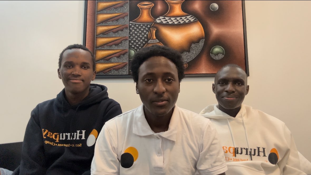 Co-founders of @HurupayApp, left to right:  @mugambi_djemba (COO), @philip_hurupay (CEO), @allanokothdev (СТО).

In 2023, Africans abroad sent home $100 Billion. Despite the volume, accessing financial services and sending money across borders is still a big challenge. This is