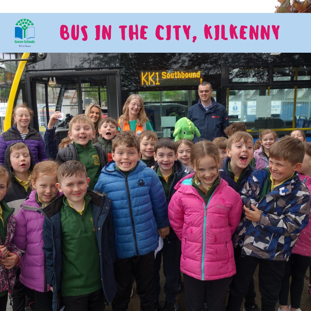 Bus in the City Kilkenny was delivered yesterday with @kilkennybuses and three Kilkenny schools. This event was a huge success with lots of participation, engagement and discussions about bus transport!🙌

#GreenSchools #PublicTransport #BusInTheCity #KilkennyBuses