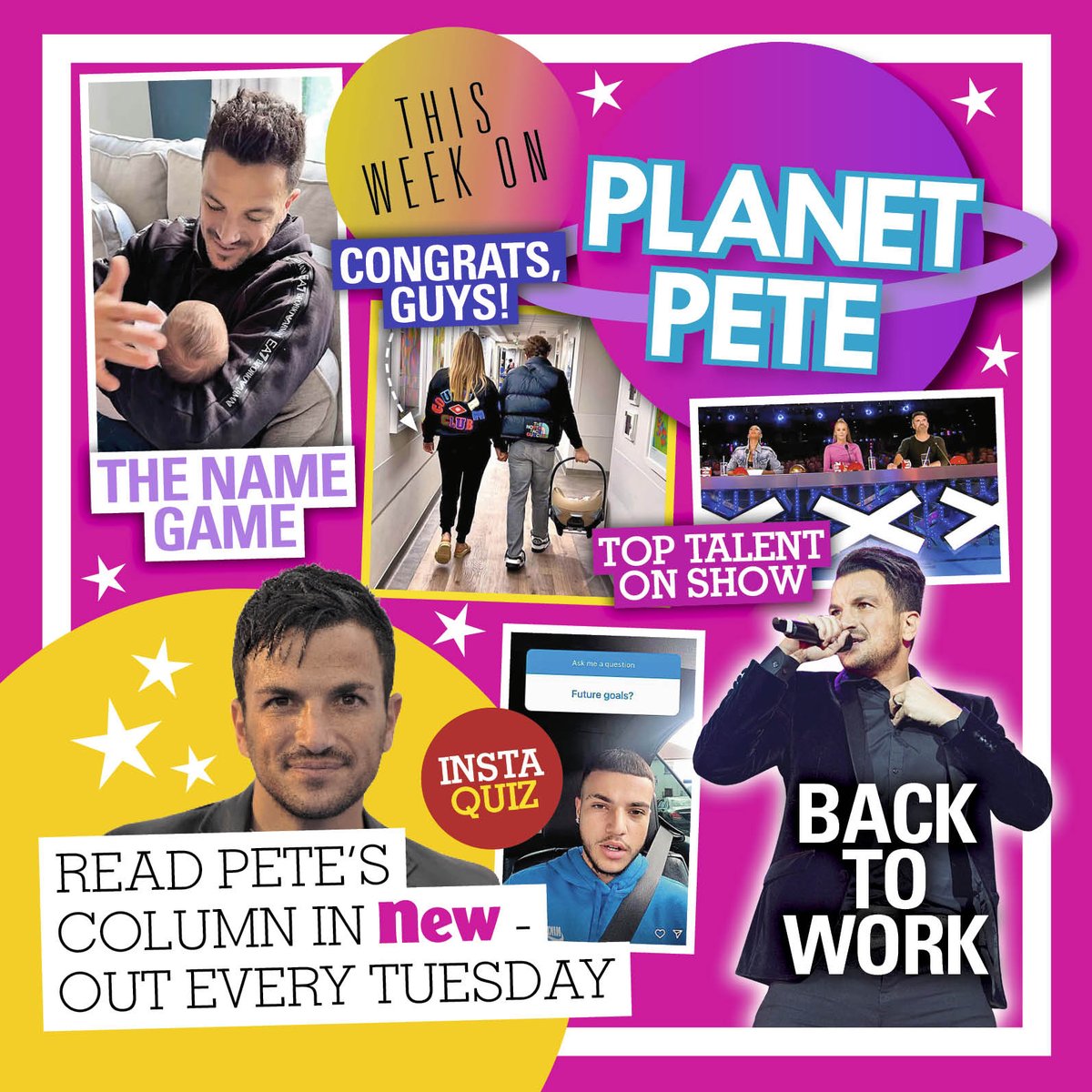 💫PLANET PETE! 💫 In his weekly column, Peter Andre opens up on choosing a name for his newborn daughter with wife Emily and living blissfully in a baby bubble. Out now. ok.co.uk/topics/topic-o…