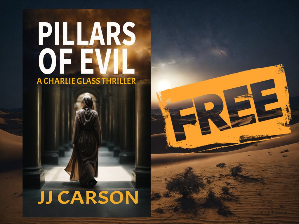 FREE EBOOK ALERT! @JJCarsonAuthor's 'Pillars of Evil' is out now! 🔖 Dive into the world of FBI Agent Charlie Glass as she races against time to uncover a web of deceit. 🕵️‍♀️ Grab the FREE Kindle version May 1-2! #PillarsOfEvil #MustRead #Thriller