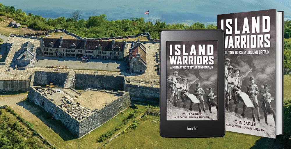 Island Warriors: A Military Odyssey around Britainby John Sadler and Captain Graham Trueman. The authors visited over fifty museums to explain how #Britain was forged in the furnace of war. A remarkable and unique #NewBook @HistoryofWarMag mvnt.us/m2407282  #Museums