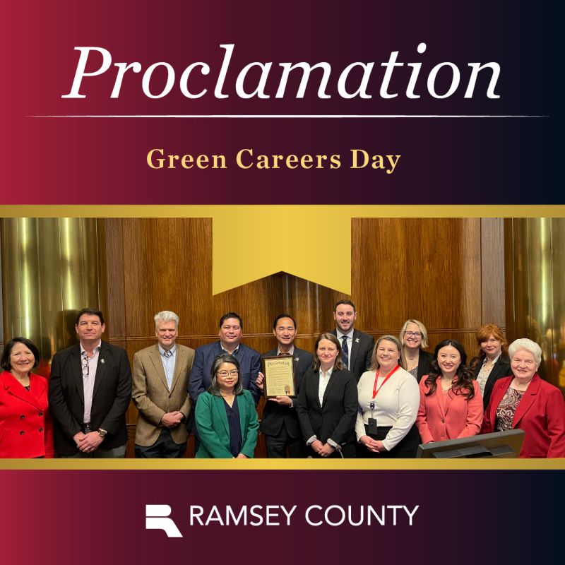 It's Green Careers Day in @RamseyCounty! Come connect with employers and resources at our first Ramsey Green Expo + Career Fair! ramseycounty.us/content/green-…