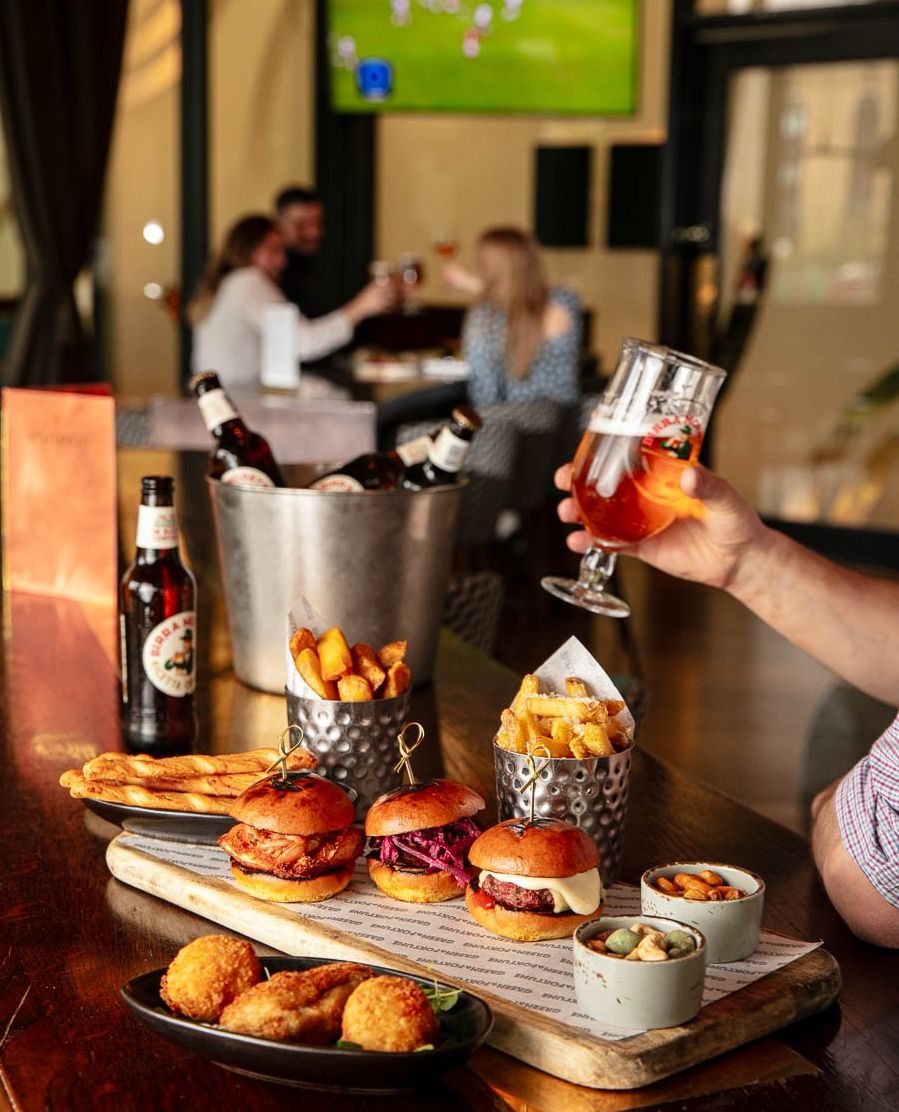 It's all kicking off! ⚽ Watch the Euros in the heart of King’s Cross and cheer on England with fellow fans! Guarantee your group the best seats in the house when you book our Platter Package, featuring delicious bar bites and four bottles of Moretti for £40 pp.