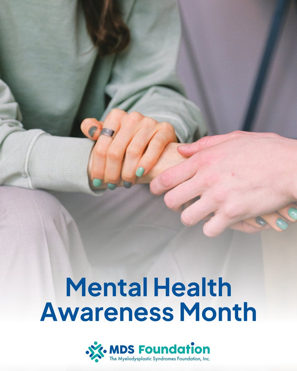 May is Mental Health Awareness Month. 💙 We offer resources like JOE (Journey Of Empowerment), providing education to those impacted by MDS. Colloquy provides a platform for sharing stories and support. Additionally, MDS Support Groups inspire communities and positive change.
