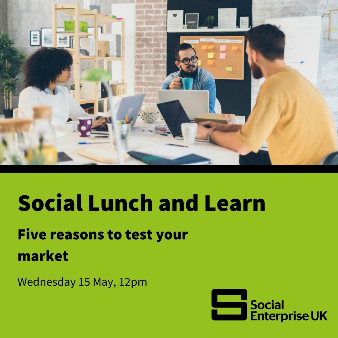 Setting up a #SocialEnterprise? Join our free webinar on the five reasons to test the market for your new business. Our Social Lunch and Learn session on Wednesday 15 May will help you learn about market research, social impact and more. Register here: buff.ly/49iSI1L