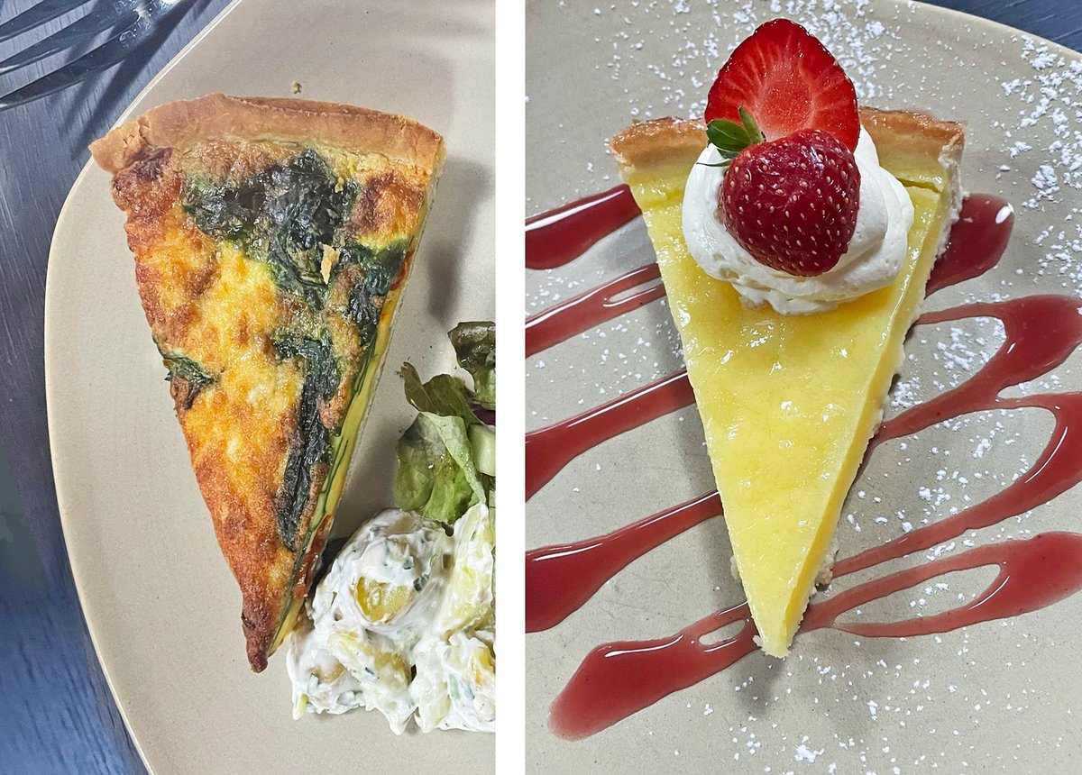 What tempts you most, savoury or sweet snacks? We have both! Call in for cake (and tea/coffee) any time from 10am to noon, and 2pm to 5pm) or enjoy hot mains and cold lunch platters from noon to 2pm. Book ahead on 01244 532 350. (Pics provided by Jess Manion)