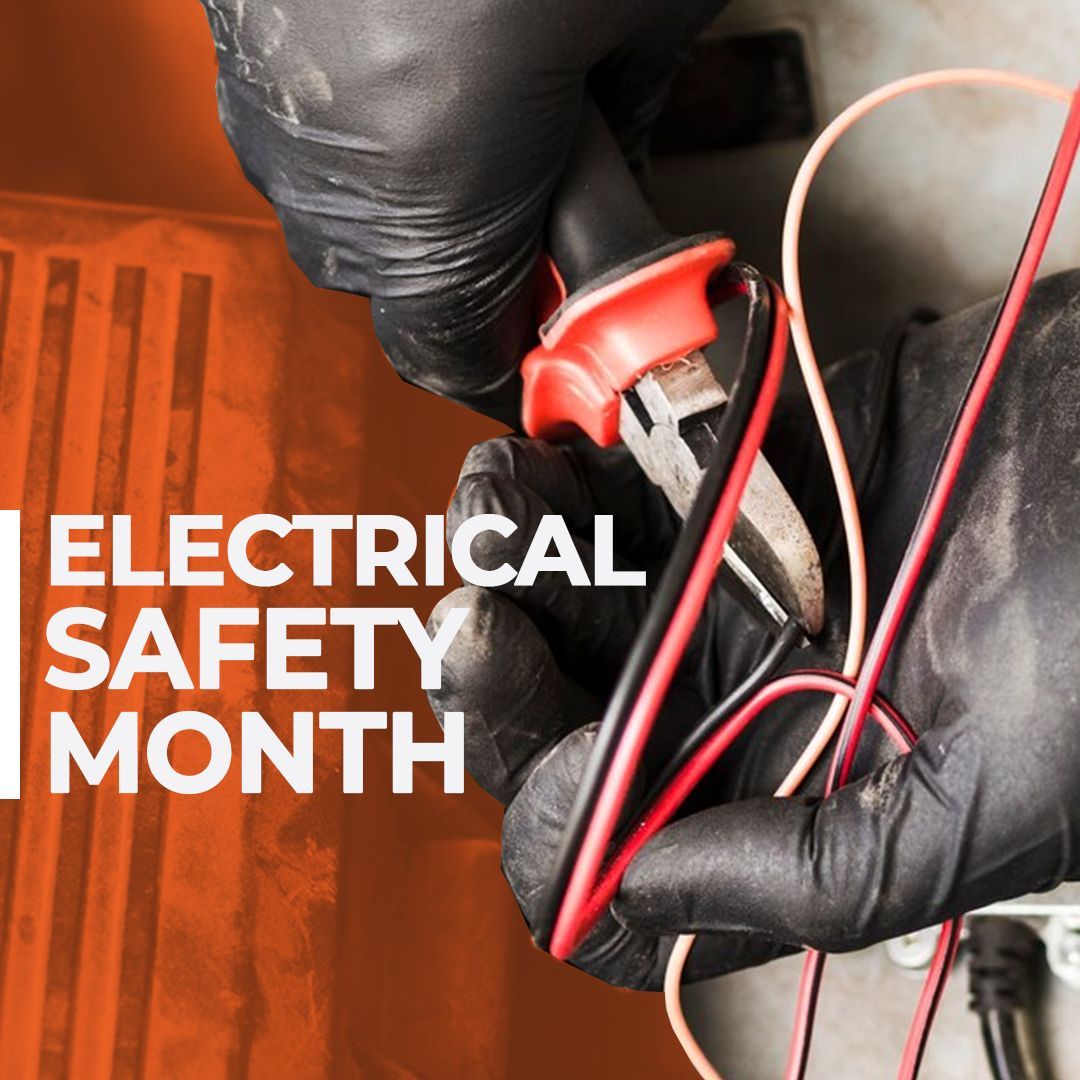 May marks Electrical Safety Month! Join us this month to learn how to prevent electrical incidents and create safer environments. Stay tuned for weekly safety tips. Let's prioritize safety every day. #ElectricalSafety #SafetyFirst