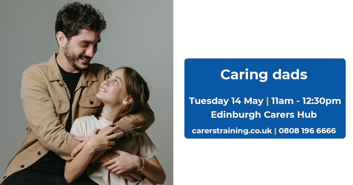 Our new session led by Mark from @fastforwardorg provides a supportive space for dads caring for their children. The session on Tue 14 May at 11am offers a great opportunity to share experiences, seek advice, and connect with other caring dads. Book now: ow.ly/qyjt50Rlfs2