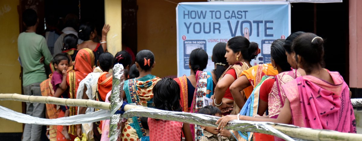 With 970 million voters eligible to vote over 7 phases, the ongoing #IndiaElections2024 is celebrated as the world’s largest-ever electoral exercise. Join @GvaGrad_AHDC for THE PRESENT AND FUTURE OF INDIAN DEMOCRACY: THE 2024 GENERAL ELECTION 📅21th May 👉ow.ly/rqJn50RmWWx