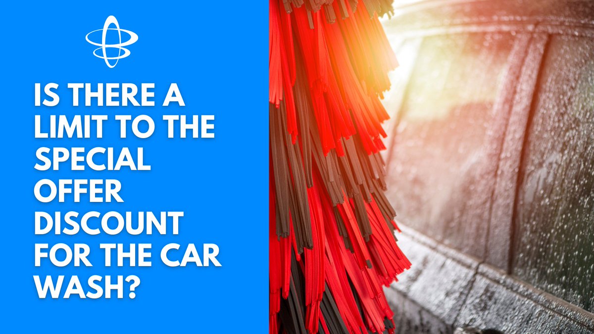 No, once there is enough credit in the account, you can get your car washed as often as you wish! To learn more about our car wash service click here ow.ly/IioZ50RnaT2 #carwash #FAQs