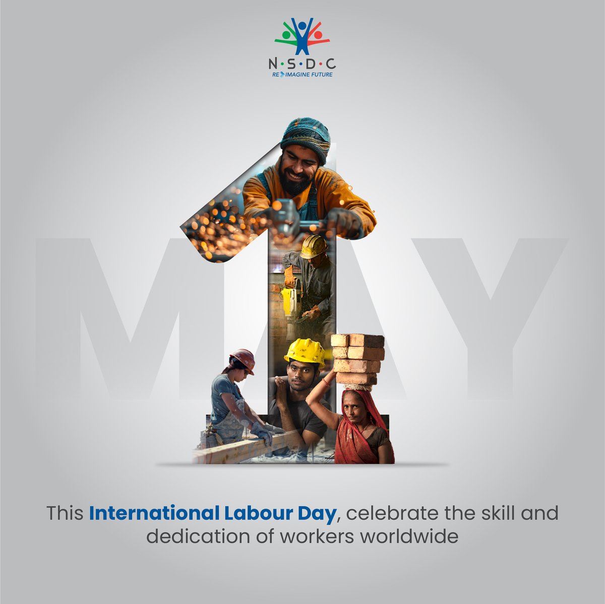 This International Labour Day, we salute the unparalleled skill and dedication of workers around the world. Your hard work shapes our world and drives progress! NSDC wishes you a very Happy International Labour Day.

#NSDC #InternationalLabourDay  #CelebrateWorkers #LabourDay