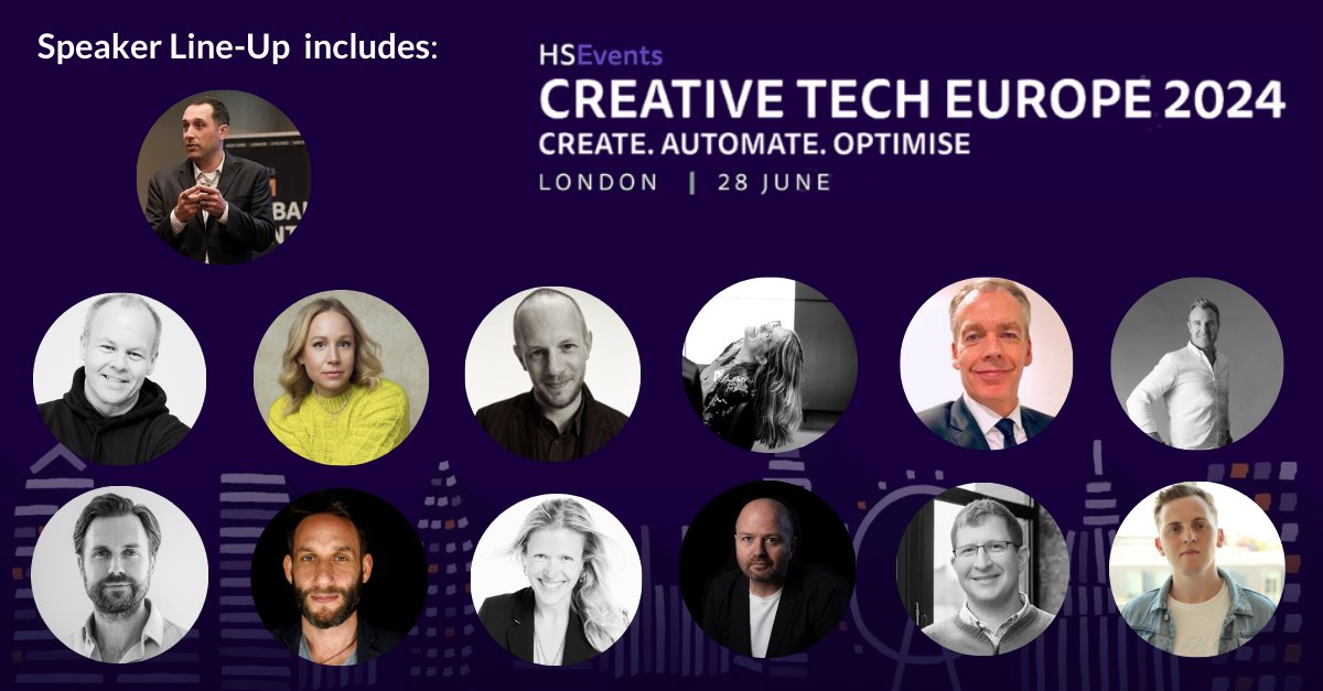 📢 AGENDA ANNOUNCEMENT 📢
🙌 The agenda for Creative Tech Europe is now live!
🗒 Dive into the sessions & speakers lined up for an insightful event henrystewartconferences.com/events/creativ…

#CreativeTechEurope #CreativeTech #AdTech #MarTech #CreativeTechnology #virtualproduction #creativecontent