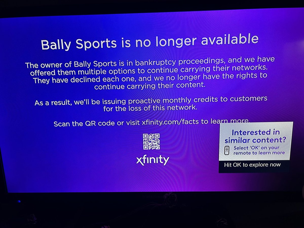 Gonna need Bally Sports to just go ahead and burn in hell. #RepDetroit