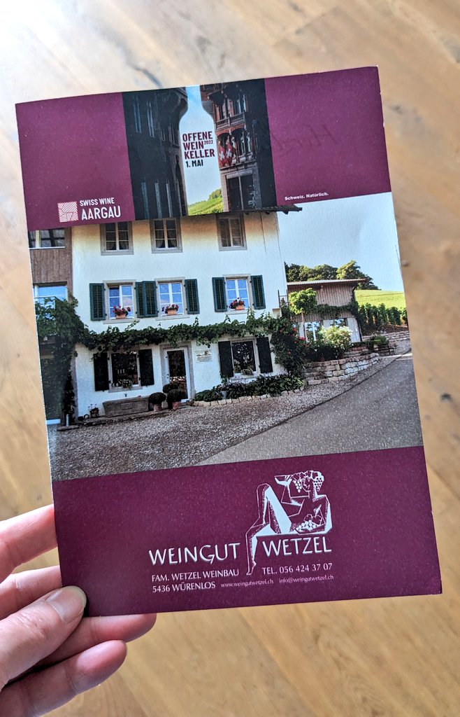 dialogine's tweet photo. 🍇🍷 Bim "Tag der offenen Weinkeller" macht au s'Wiiguet #Wetzel z'Würelos mit. S'isch immer öpis Speziells, de Wii us em Dorf z'degustiere. https://t.co/wEyliLRoNc

#offenerWeinkeller #SchweizerWein #AargauerWein https://t.co/w8mmUZXjeN