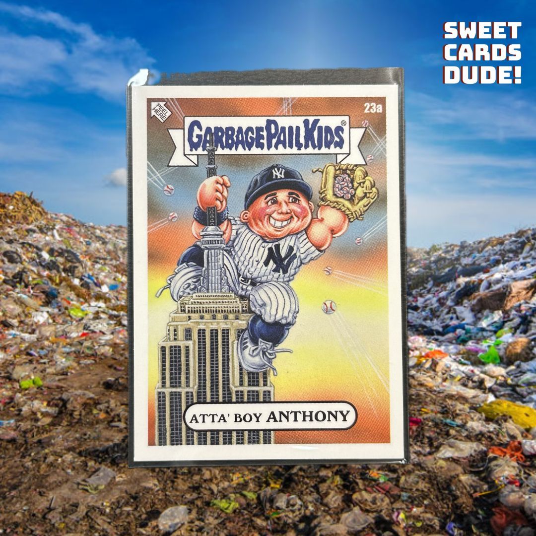 2023 @topps #garbagepailkids X #MLB series 3 Top Gun Adley #trash 

Be sure to check out our interview with @thecard_galaxy on Episode 22
of @houstoncardexchange presents #Sweetcardsdude dropping 5/2 @10:00pm CST
 #packopening #sportscards #whodoyoucollect #breaks #thehobby