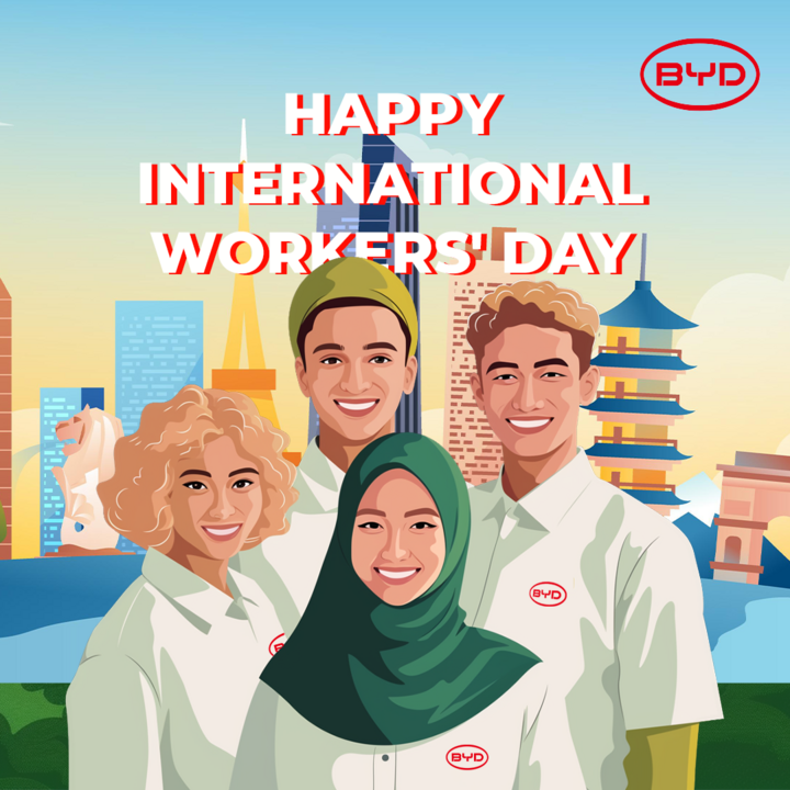 BYD Asia-Pacific would like to take a moment to honor the incredible efforts of our dedicated team and all the hardworking individuals across the globe. 🌍💪  

Your tireless dedication, resilience, and commitment drive us forward and continue to inspire innovation and excellence…