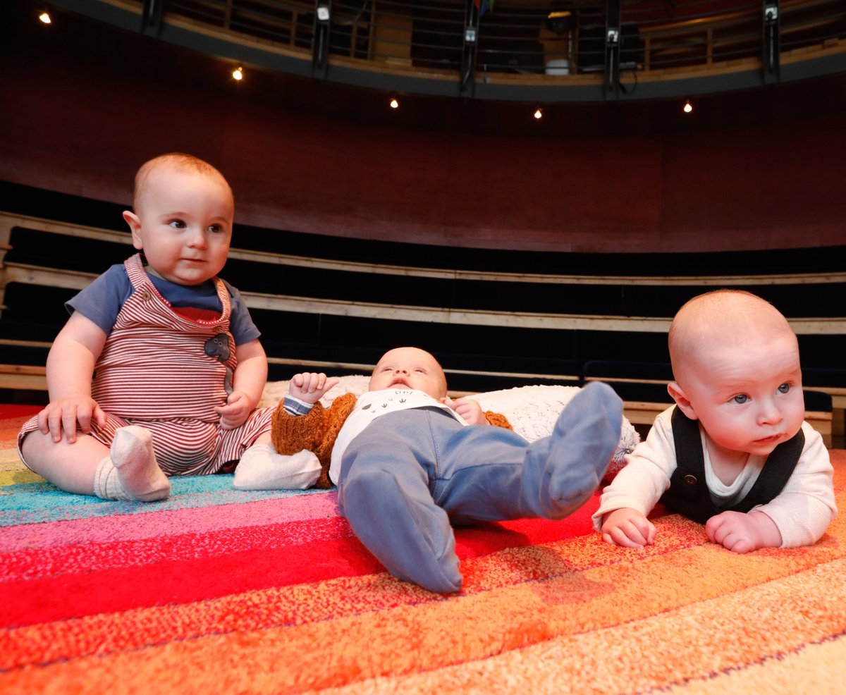We had some special visitors at The Ark yesterday⭐️ Our new strategy steers The Ark into its fourth decade of art for children, expanding our work to include babies and children under two years old for the first time. 👀ark.ie/news/post/the-… 📸 Leon Farrell @artscouncil_ie