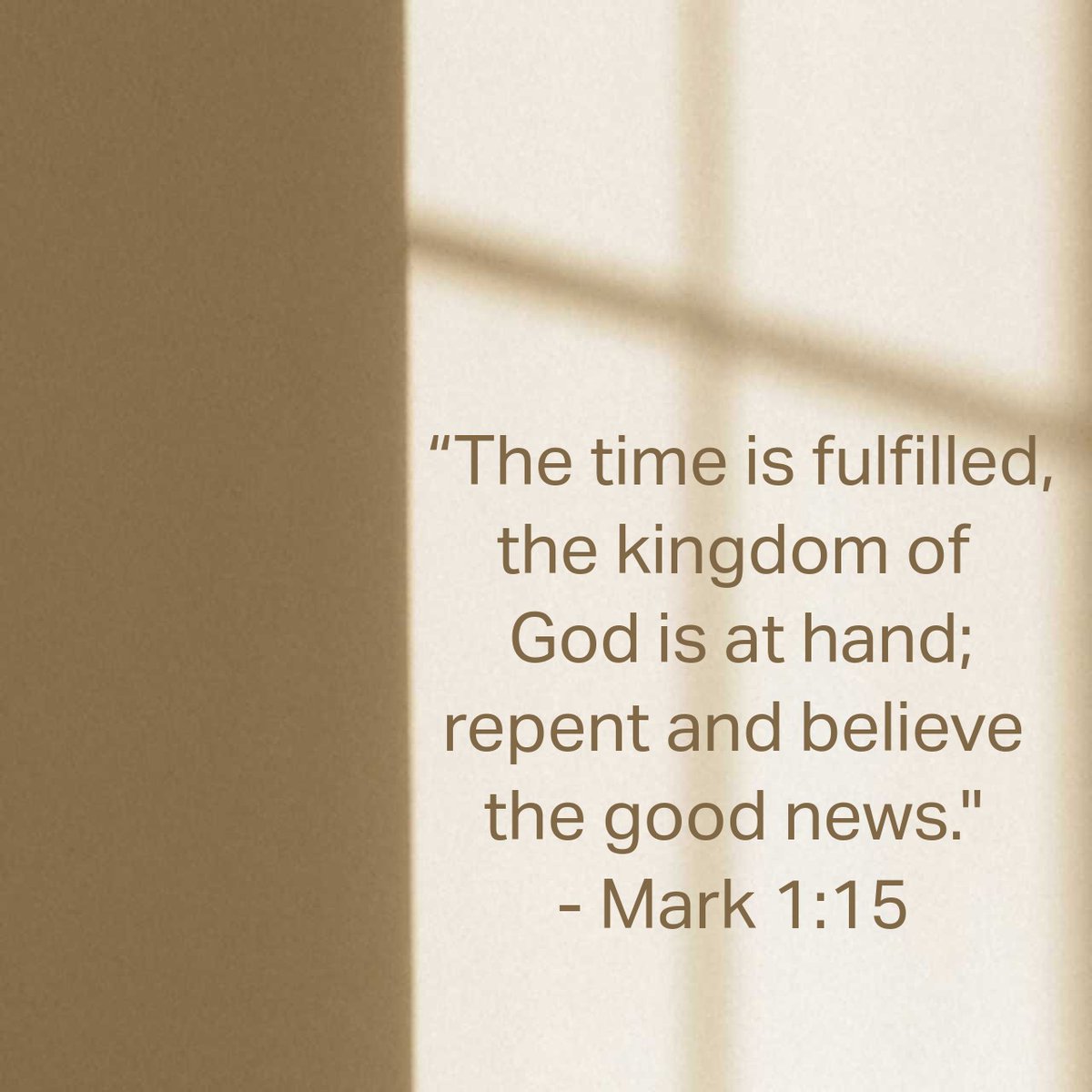 Now after John was arrested, Jesus came into Galilee, proclaiming the gospel of God, and saying, “The time is fulfilled, and the kingdom of God is at hand; repent and believe in the gospel.” -Mark 1:14-15 Jesus calls to us still, and commands us to leave our old ways of…