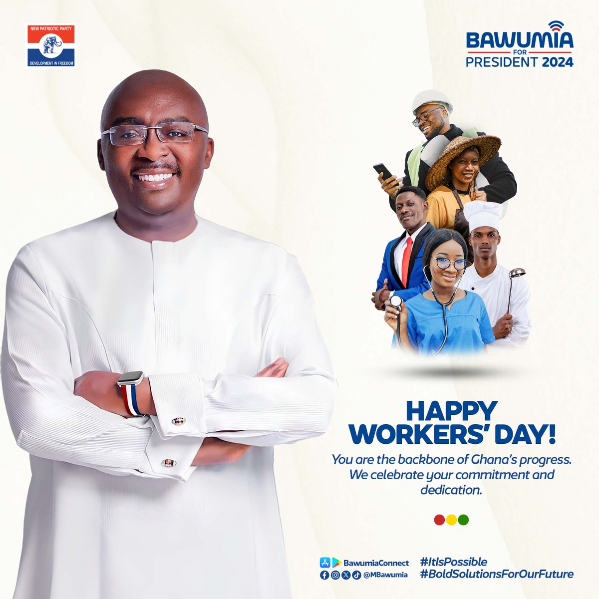 Happy workers' day to our gallant workers.