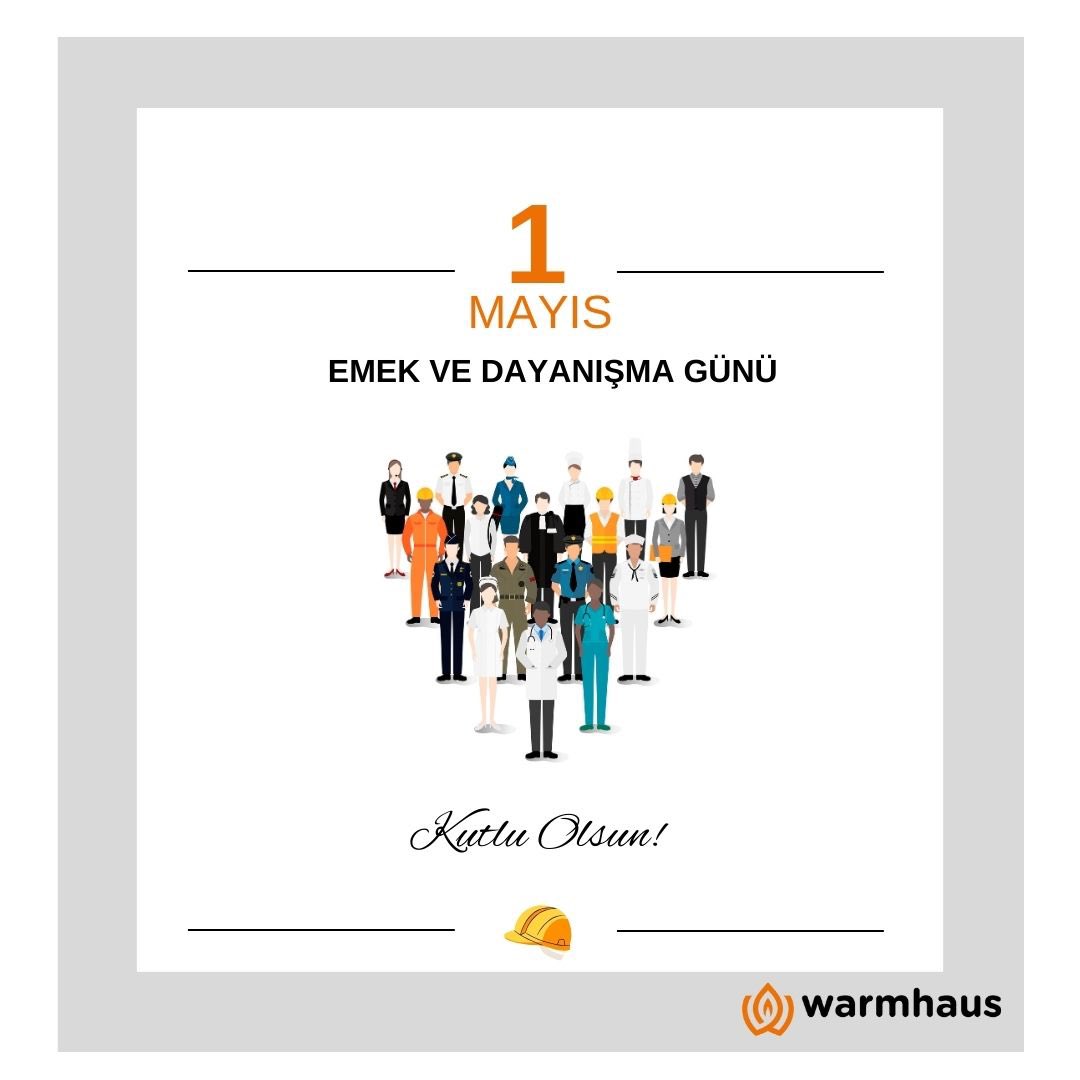 1 Mayıs Emek ve Dayanışma günü kutlu olsun!