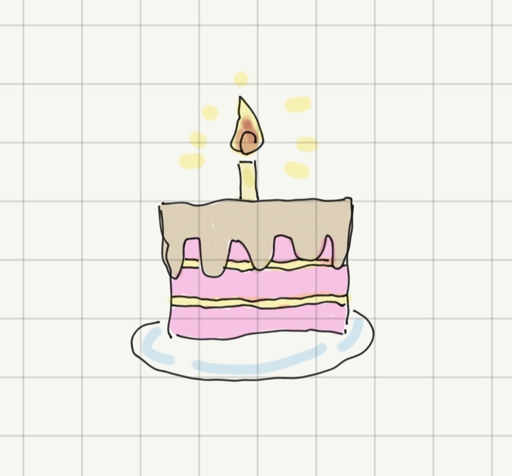 แม้จะช้าไปมาก หรือได้คุยกันแค่เล็กน้อย
แม้จะไม่รู้จักเท่าไรนักแต่ความใจดีครั้งก่อนที่ผู้หญิงคนนี้เคยมอบให้คิม ดกจาก็อยากตอบแทน

" สุขสันต์วันเกิด ....ย้อนหลังครับ "

ไม่มีอะไรให้ นอกเสียจากกระดาษใบเล็กๆที่ยื่นให้
บนหน้านั้นมีรูปเค้กก้อนเล็กๆ ที่วาดสุดฝีมือของคิม ดกจา

🎂