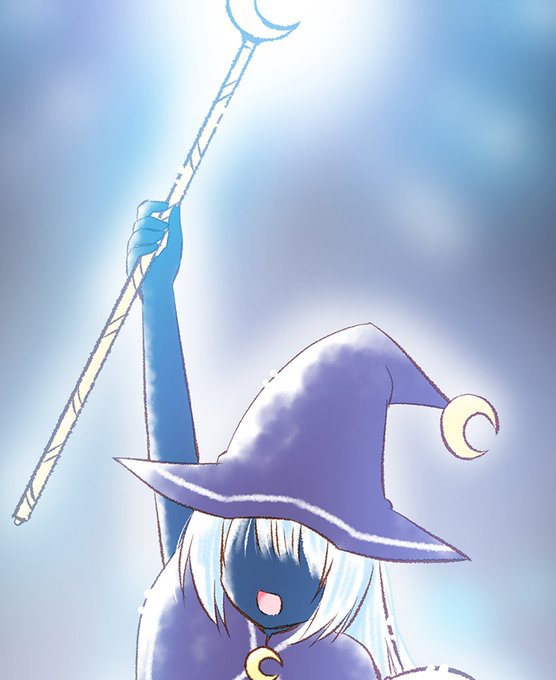 「blue skin witch hat」 illustration images(Latest)