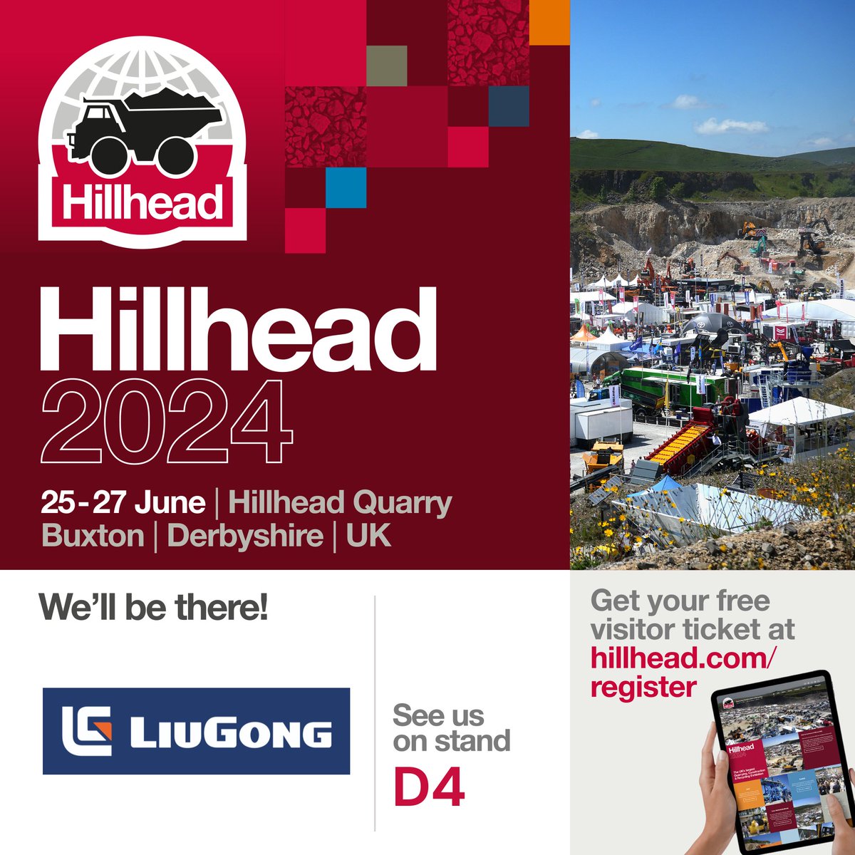 Hillhead Show 2024 is fast approaching &amp; we're delighted to announce that LiuGong Direct UK will be there with our new range of machines including our new electric models! - Make sure to visit us on stand D4 at the show!
#Hillhead2024 #LiuGong #LiuGongUK