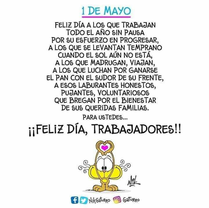 Feliz día del trabajador 🇻🇪