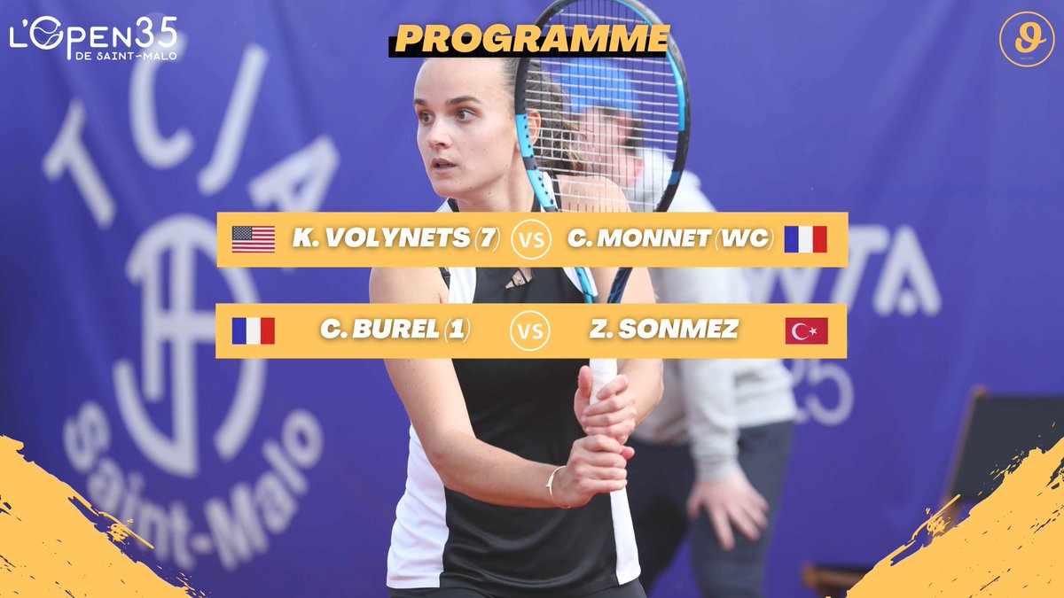 Si la pluie nous laisse tranquille, on prend la direction de Saint-Malo tout à l'heure pour les huitièmes de finale de @LOPEN35STMALO !!

Au programme, des 🇫🇷 avec Carole Monnet et Clara Burel ! 
Rendez-vous sur Twitch en ce 1er mai 🎾

📺twitch.tv/lesoutsiderstv