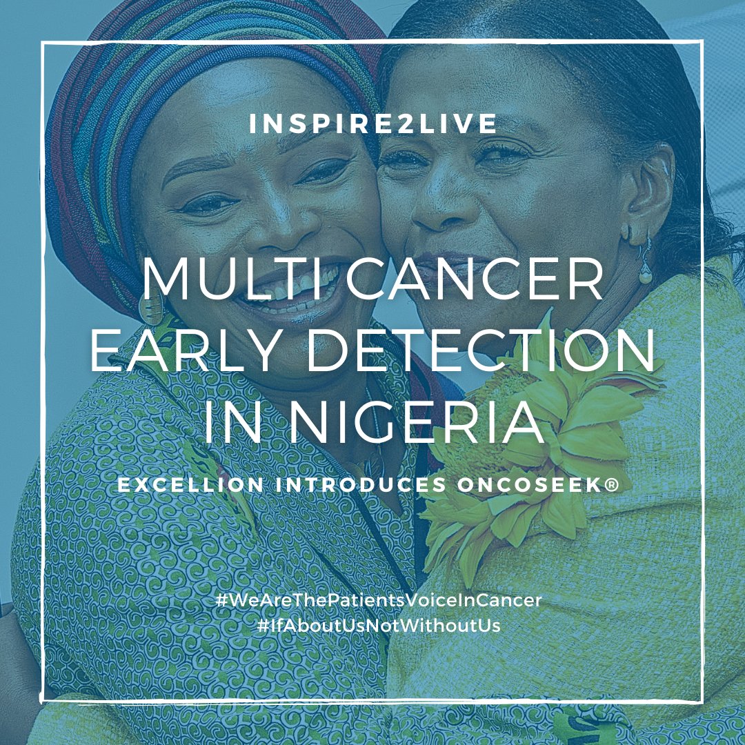 In Nigeria, cancers are detected in late stages, which makes effective treatment impossible. We are glad that Excellion can now offer OncoSeek®, a multi cancer early detection test, in Nigeria.

Read all about it at inspire2live.org/news/multi-can…

#inspire2live #i2l