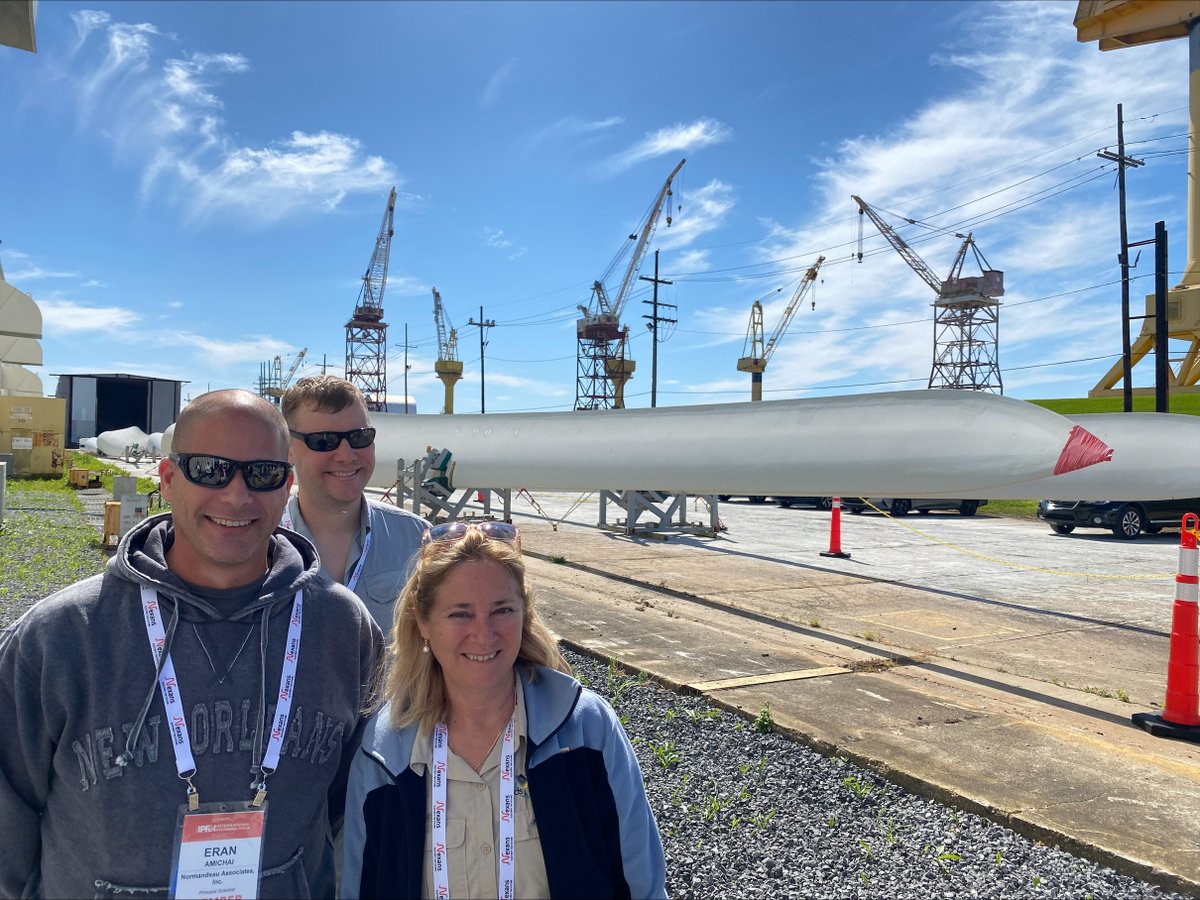 Our team had the best time at #IPF2024 last week! They toured The Beach Research & Technology Park at the UNO, OSI Renewables’ manufacturing facilities, and the Gulf Wind Technologies offices; made some fantastic professional connections; and Eran Amichai won an award!