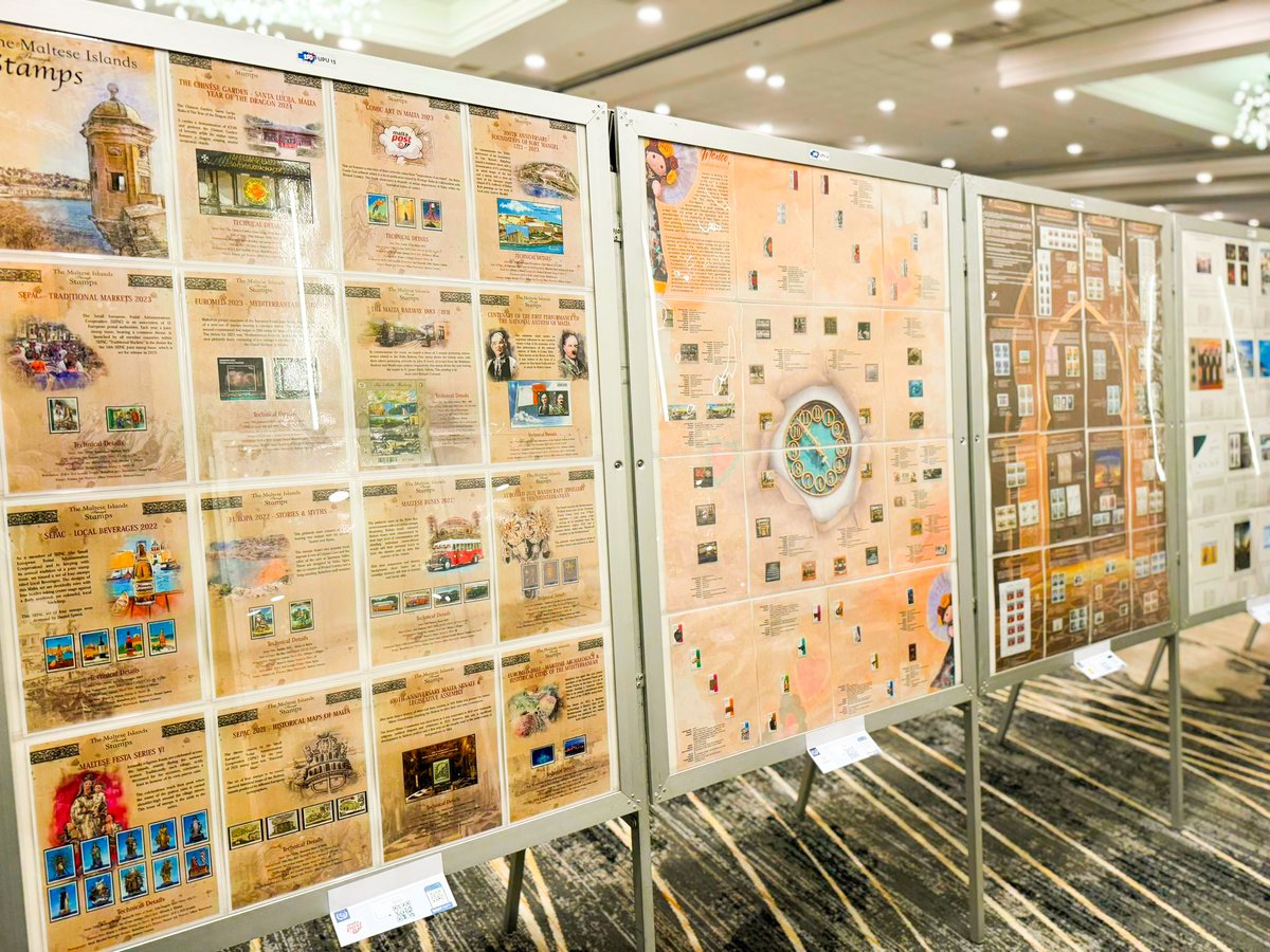 Last week, the 19th UPU Competition Class for #philately made its second stop in San Francisco, the USA🇺🇸, where participating posts could feature their #stamps at the #WESTPEX #Stamp Show, dedicated to the #UPU150 anniversary✉

Discover all the entries👉bit.ly/4dp25Q7
