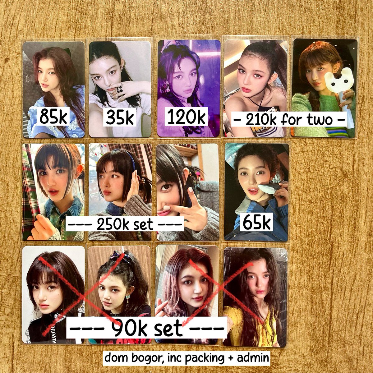 HELP RT

want to sell le sserafim newjeans photocards
— indonesia based 🇮🇩
— worldwide ship ✅
— not for sensitive buyers
— highly negotiable

t. wts lfb ina ww eunchae danielle benefit pob easy sg23 kpopmerch get up omg ppg broadcast bc ls bunnies camp md membership