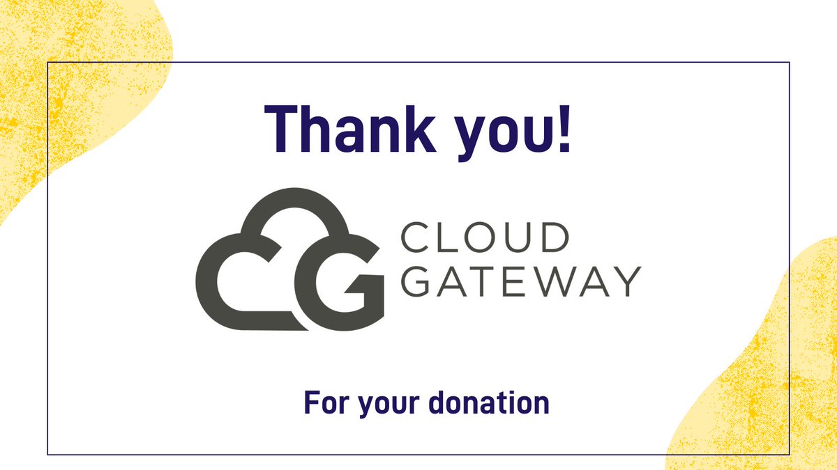 Thank you @cloudgatewayltd for your support. We are very grateful for your donation and commitment to helping us make a difference. #Supporters #MakingADifference #AccessToJustice