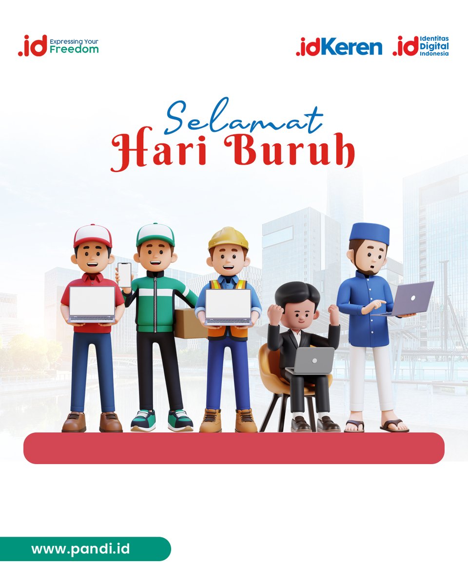 Pandi_ID's tweet image. Sambil berteduh duduk berempat,
Selamat Hari Buruh 1 Mei 2024 😎

Sejahteralah selalu dan terus berkontribusi untuk membangun negeri ! ✨

#hariburuhinternasional #HariBuruh2024
#domainid #pandi #website #webdeveloper #hosting