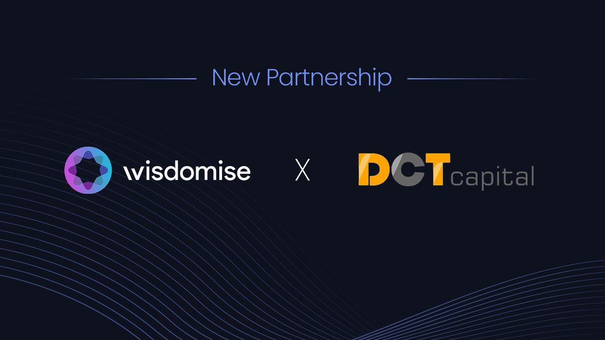 🔥 DCT Capital Joins Wisdomise as a Strategic Investor!

💪 We are in a brilliant course and excited to have  DCT Capital in the Wisdomise family!

🔸 Their expertise and support will drive our mission to revolutionize the digital asset investment space.

#WSDM #AI