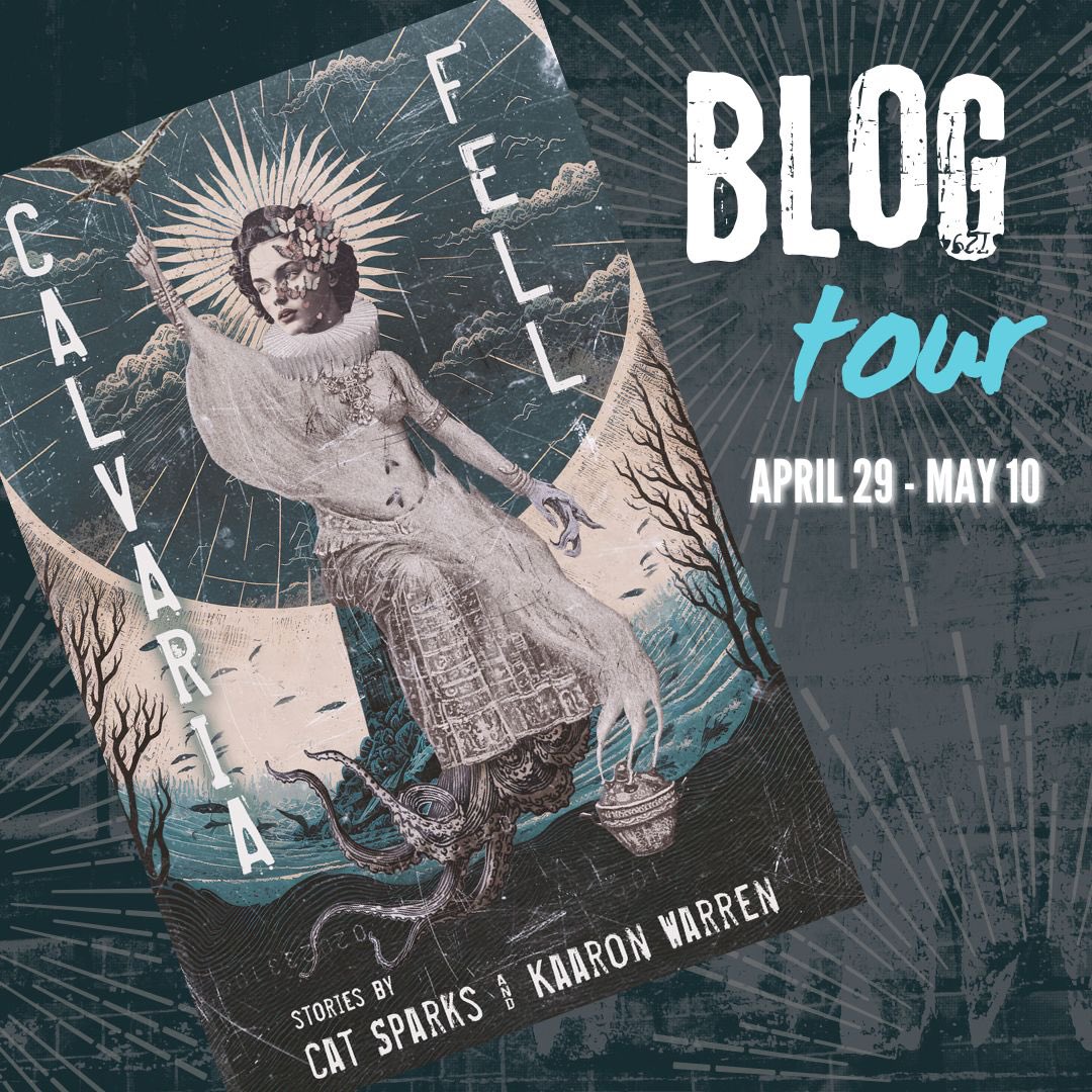 I review CALVARIA FELL by @kaaron_warren & @catsparx  from @meerkatpress - a dark ecohorror and science fiction collection you must read! 
leanbhpearson.com/2024/05/01/cal…

#bookreview #newrelease #darkfantasy #ecohorror #climatefiction #sciencefiction #dystopia #calvariafell #blogtour