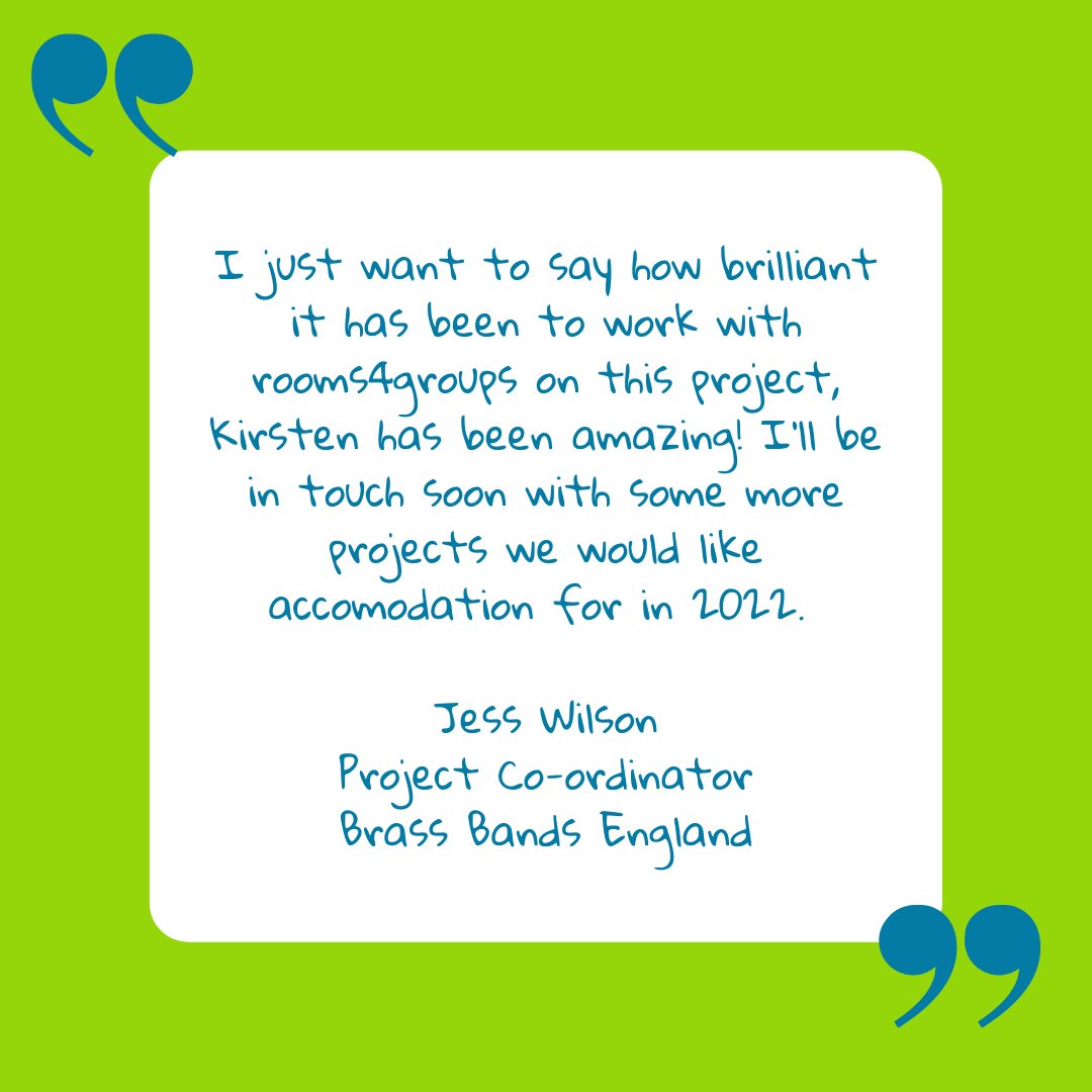 We love a happy customer!
Thanks to Brass Bands England for this lovely review
#rooms4groups #grouphotels #happycustomer #review #recommendation #wordofmouth #customerservice #customersatisfaction