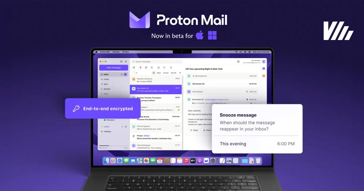 ProtonMail: The Secure Email Solution!

ProtonMail is the go-to choice for users who prioritize privacy and security. Developed by scientists and engineers from CERN, ProtonMail offers end-to-end encryption & zero-access encryption to safeguard your communications.